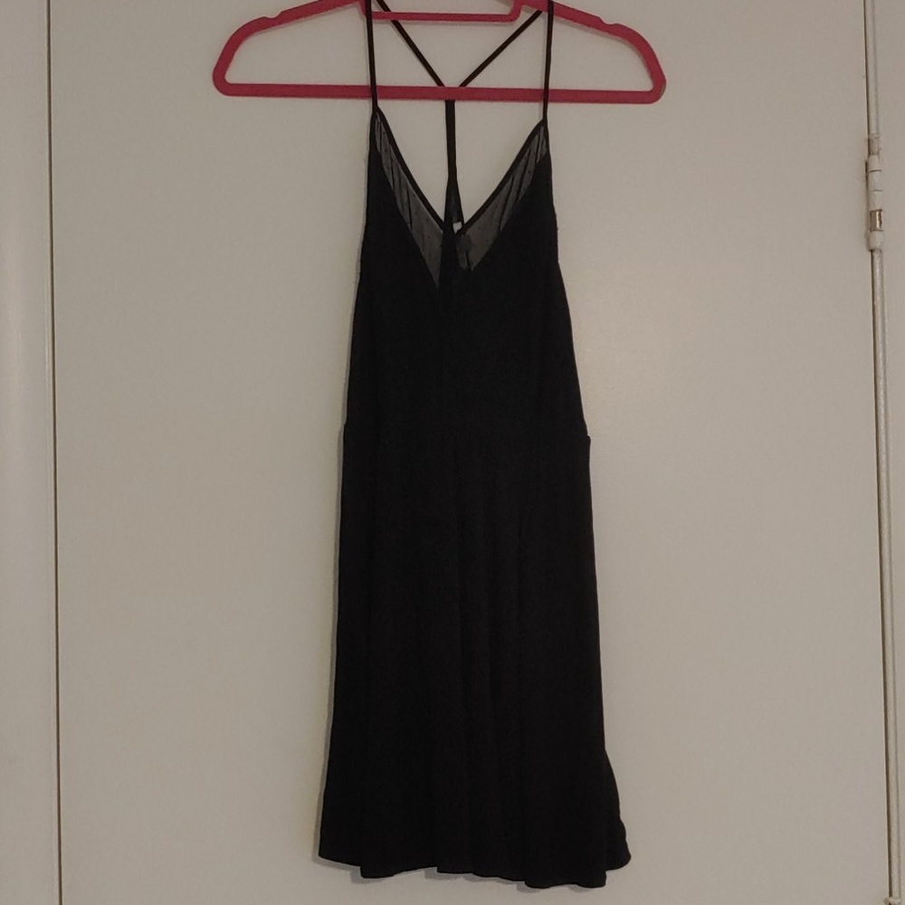 Black skater dress